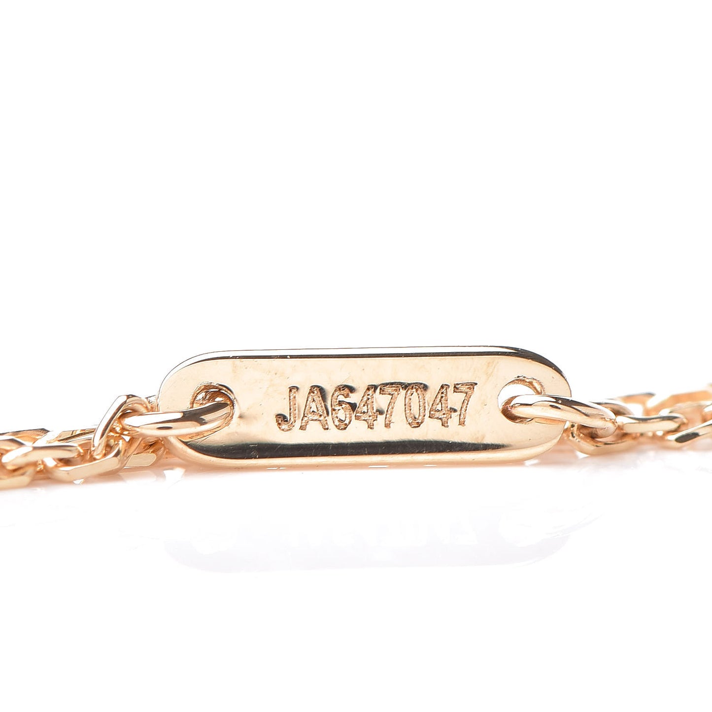 18K Yellow Gold Mother of Pearl Sweet Alhambra Bracelet