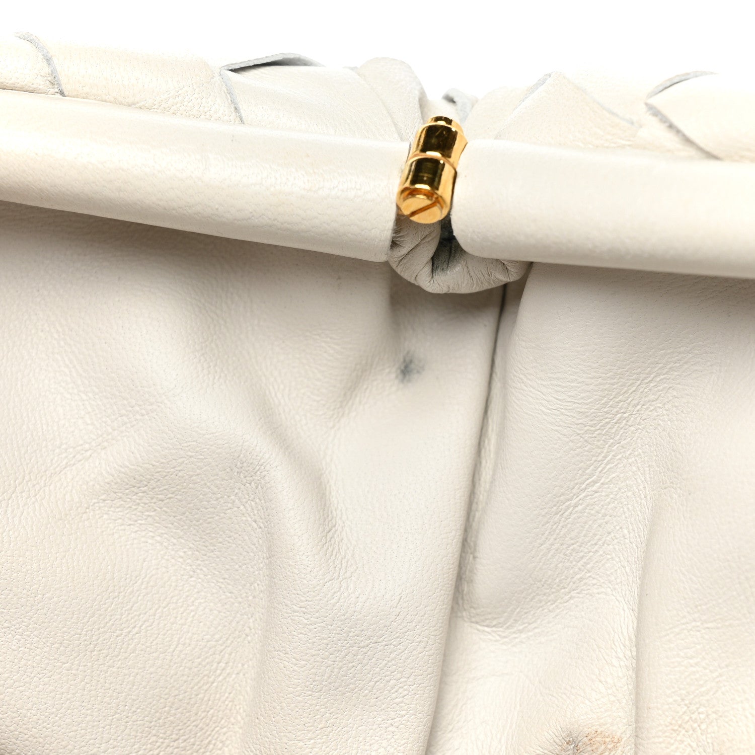 Bottega Veneta Nappa Maxi Intrecciato The Pouch Oversized Clutch Plaster 14 of 25