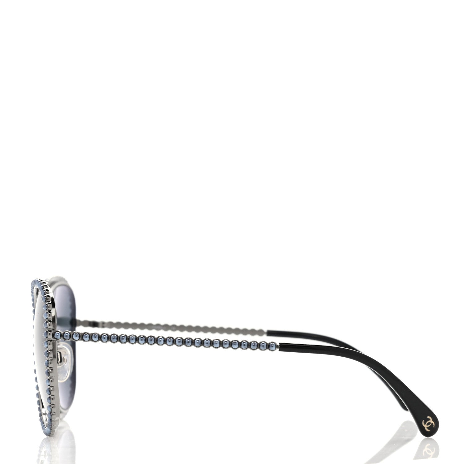 Chanel Beaded Sunglasses 71337 Black 3 of 8