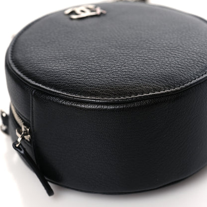 Chanel Goatskin Round Clutch With Chain Black 8 of 9
