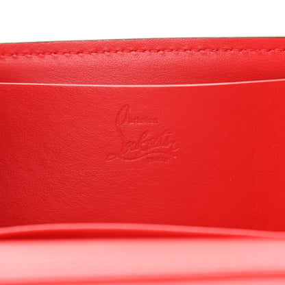 Christian Louboutin Calfskin Studded Flap Carasky Clutch White 6 of 10