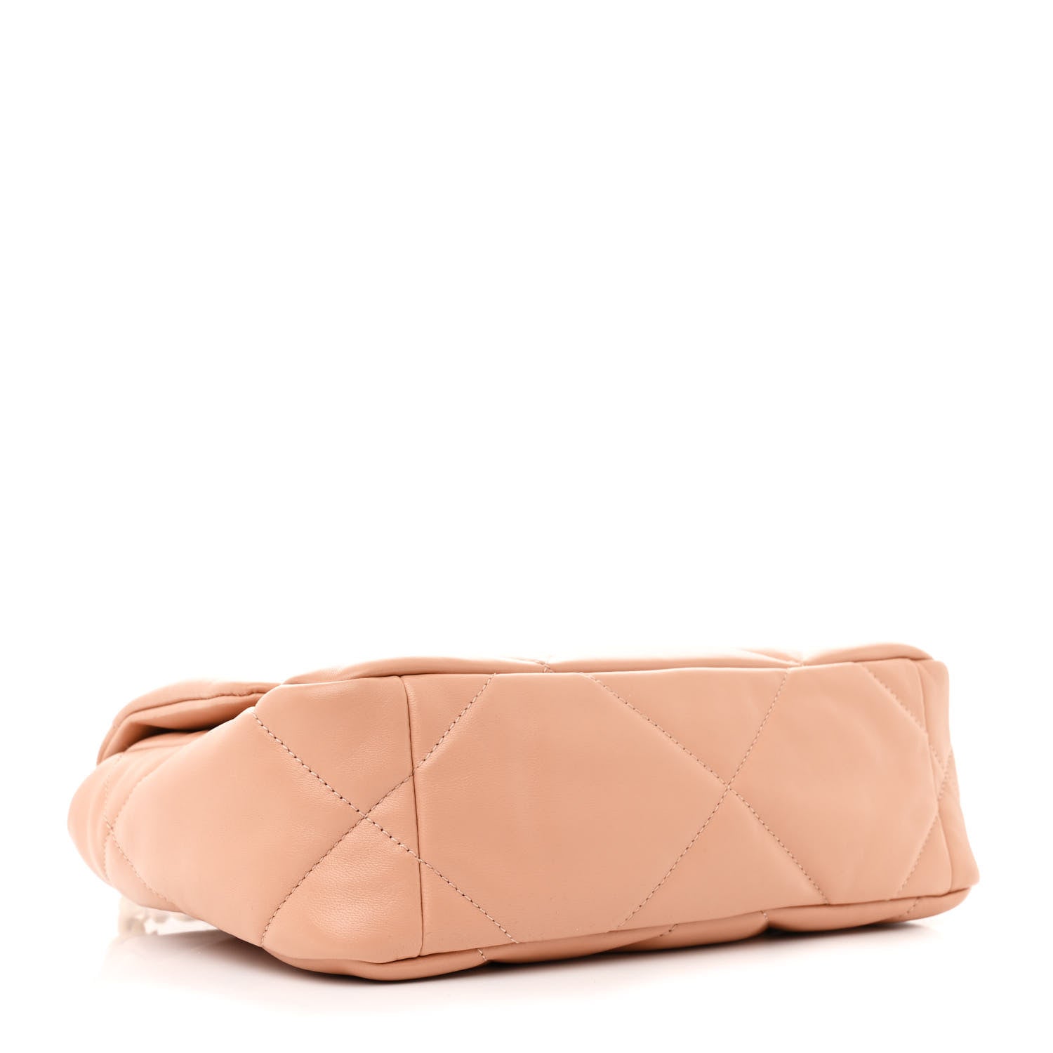 Chanel Lambskin Quilted Medium Chanel 19 Flap Beige 4 of 10