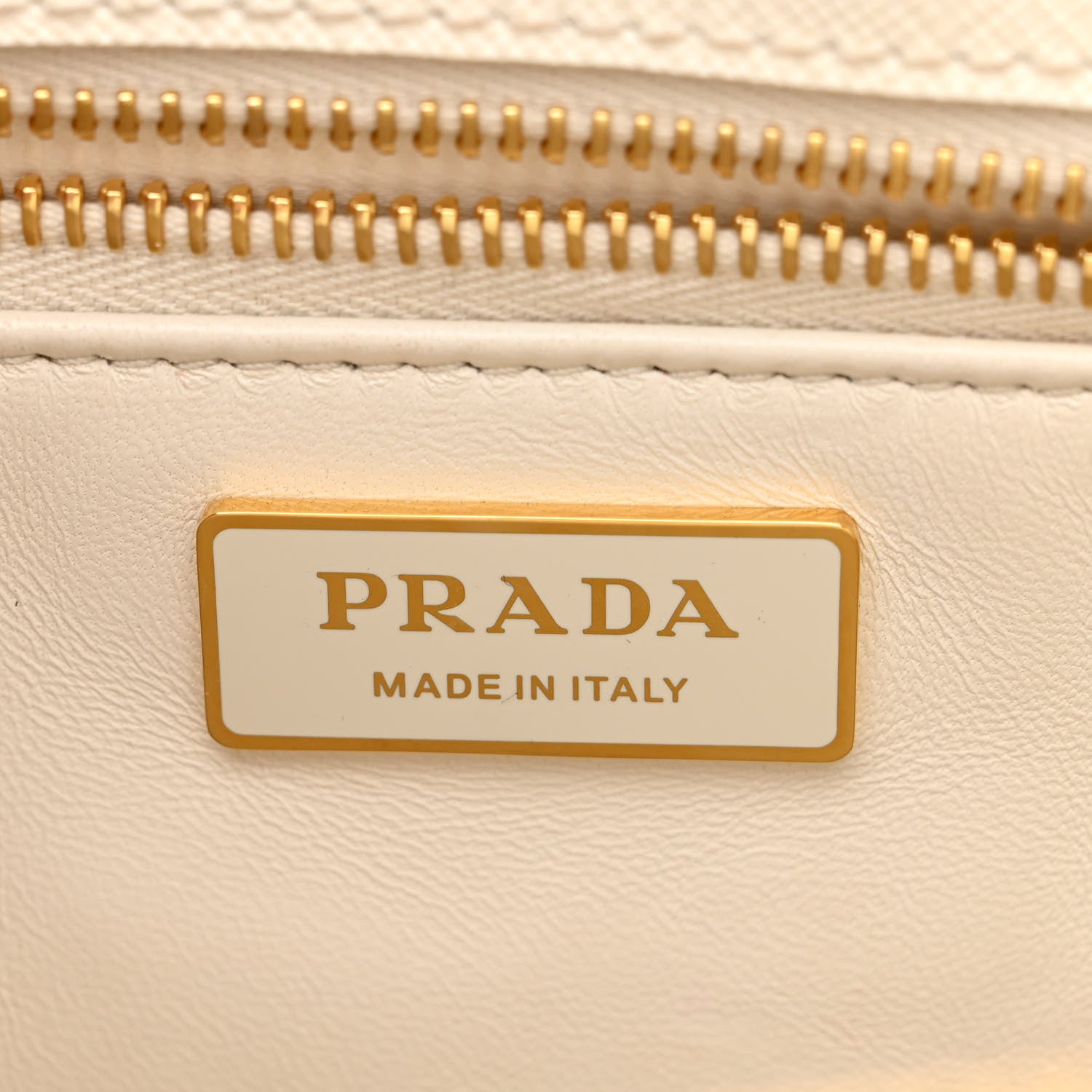 Prada X ALEX DA CORTE Saffiano Special Edition Small Galleria Double Zip Tote White Arancio 6 of 10