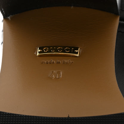 Gucci Calfskin Knee High Boots 40 Black 7 of 8
