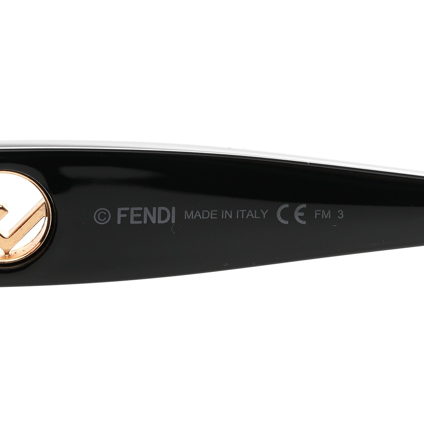 Acetate F is Fendi Sunglasses FF 0359/G/S Black