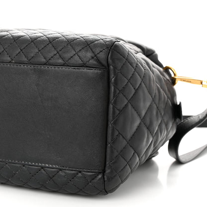 Versace Nappa Quilted Icon Bowler Bag Black 9 of 11