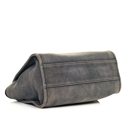 Chanel Canvas Small Deauville Tote Grey 4 of 11