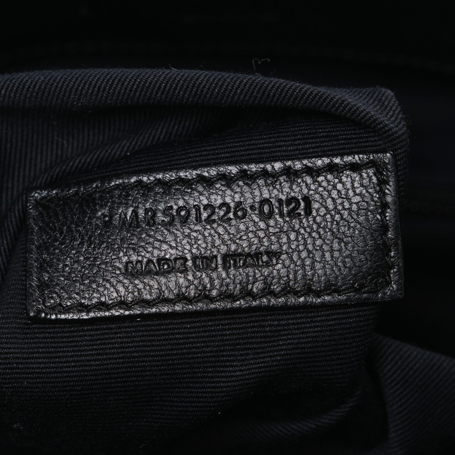 Saint Laurent Calfskin Crocodile Embossed Monogram Medium Niki Shopping Bag Black 7 of 12