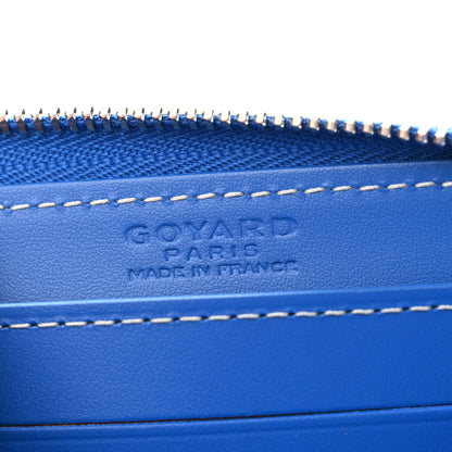 Goyard Goyardine Matignon PM Wallet Blue 7 of 7