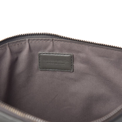 Bottega Veneta Nappa Intrecciato Flat Zip Pouch Light Grey 6 of 6