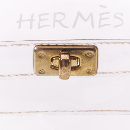 Hermes Vinyl Souvenir De L'Exposition Kelly Transparent 8 of 8