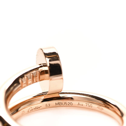 Cartier 18K Pink Gold Juste Un Clou Ring 53 6.25 4 of 4