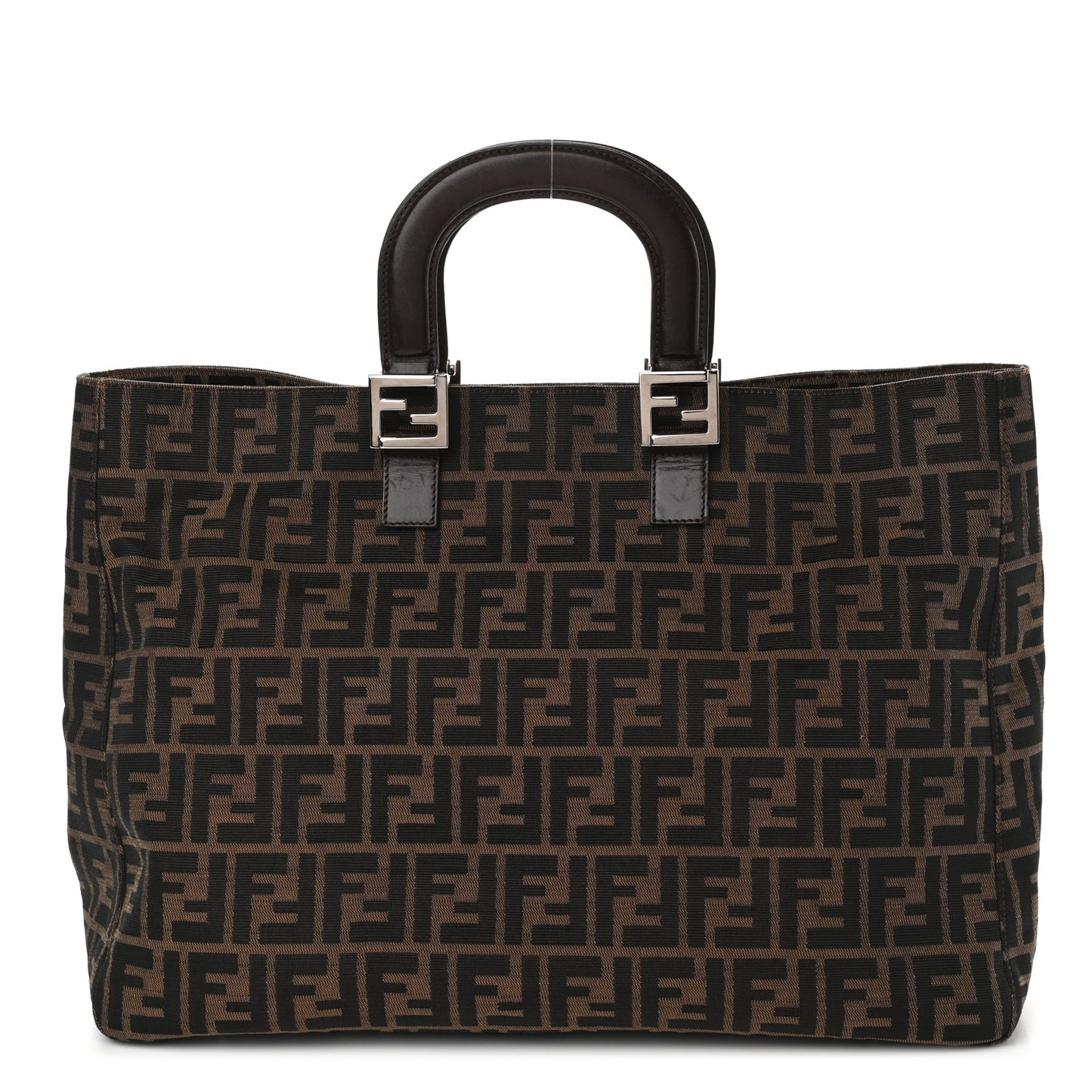 Zucca Top Handle Tote Tobacco