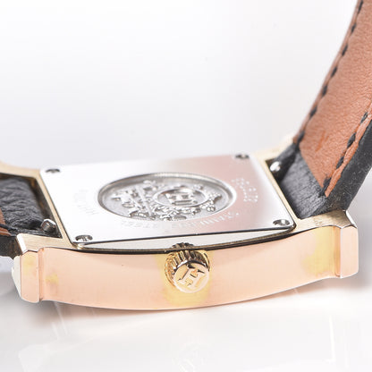 Hermes Stainless Steel Epsom 21mm Heure H Hour Quartz Watch Noir 11 of 12