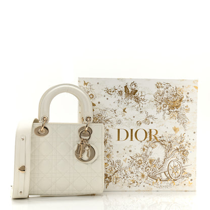 Christian Dior Lambskin Cannage Small My ABCDior Lady Dior White 11 of 11
