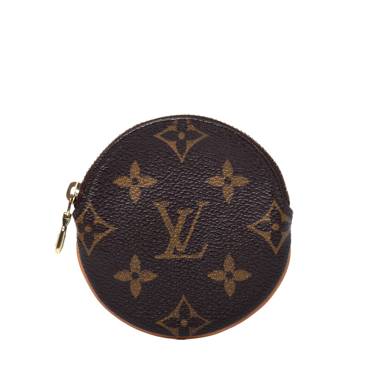 Monogram Round Coin Purse