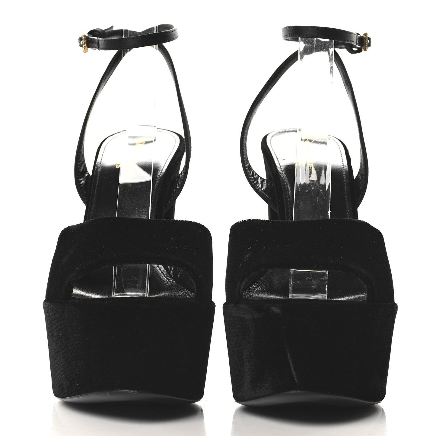 Velvet Jodie Platform Sandals 37.5 Black