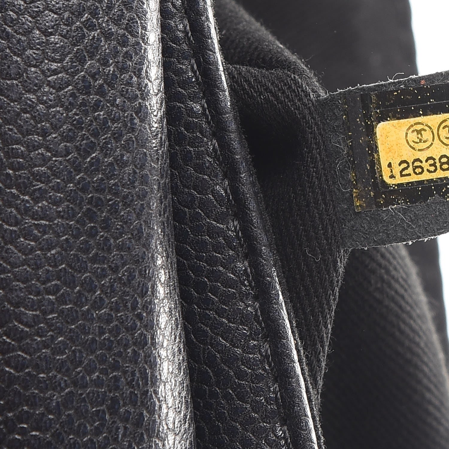 Chanel Caviar Half Moon Large Flap Black 7 of 10
