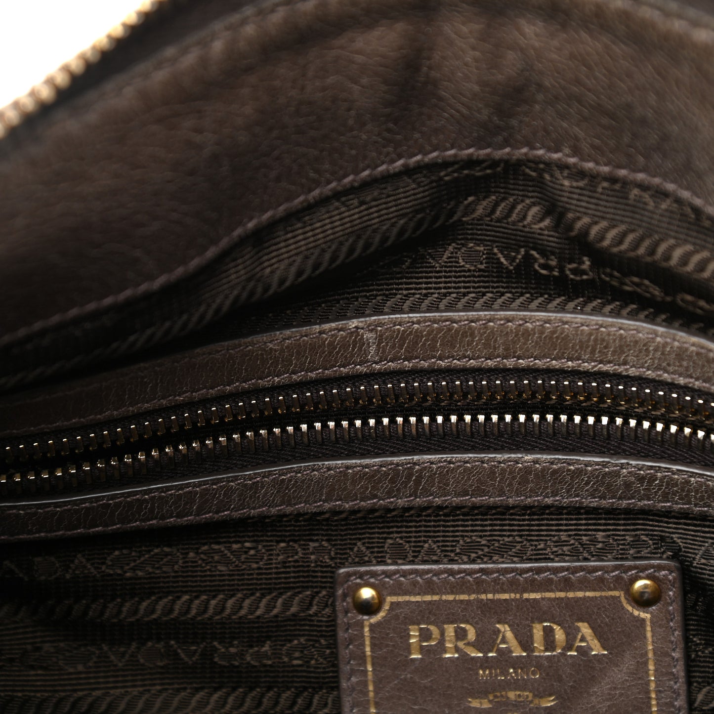 Vitello Shine Shopping Satchel Bambu