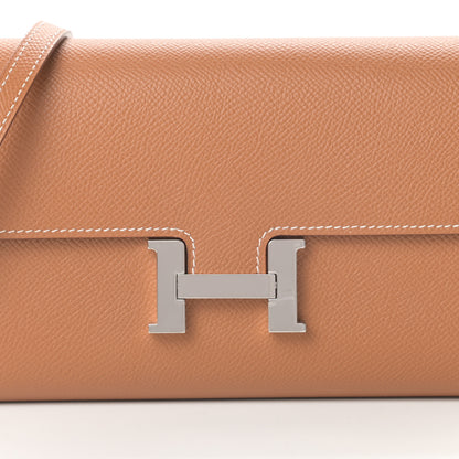 Hermes Epsom Constance Long Wallet To Go Gold 8 of 12