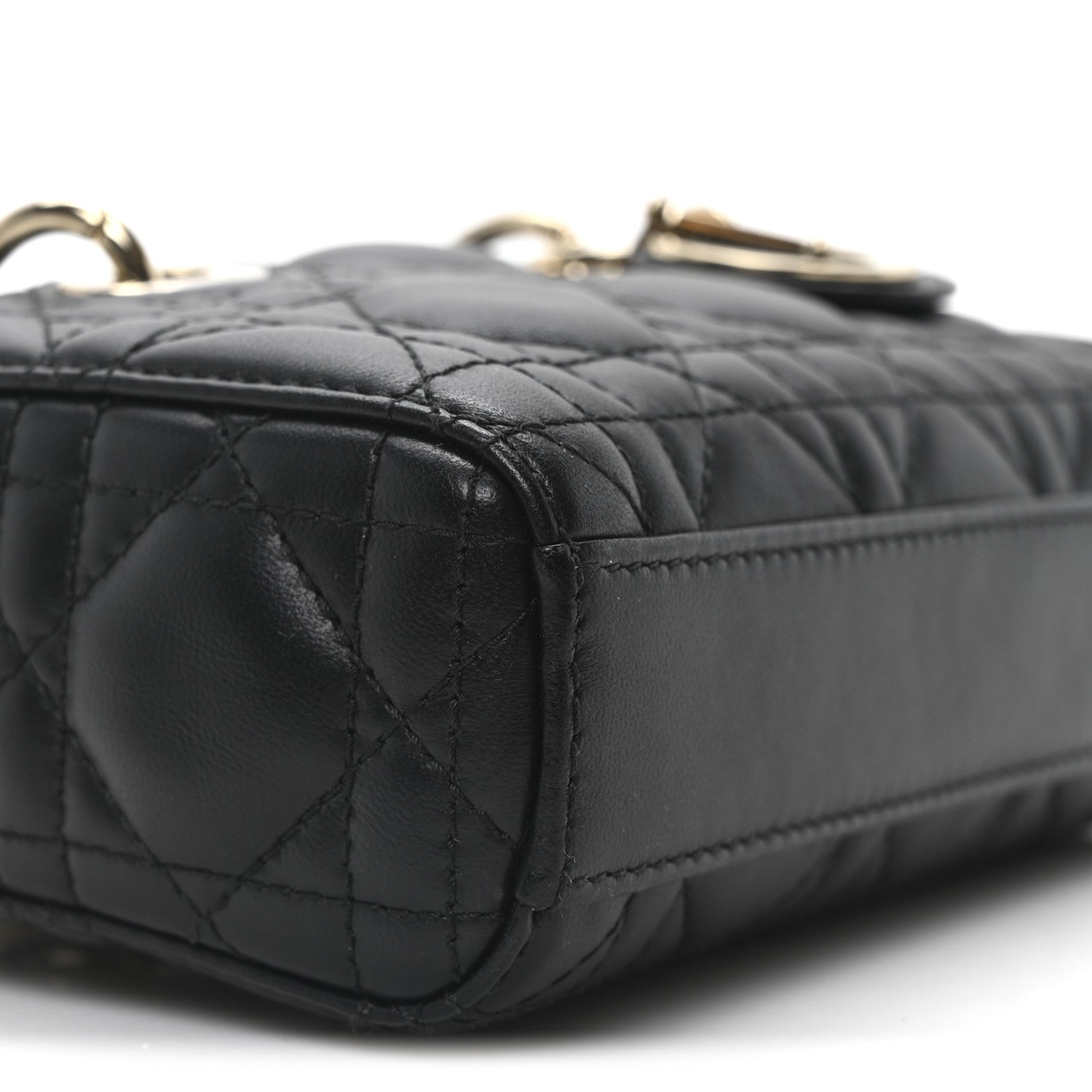 Christian Dior Lambskin Cannage Micro Lady D-Joy Black 8 of 9