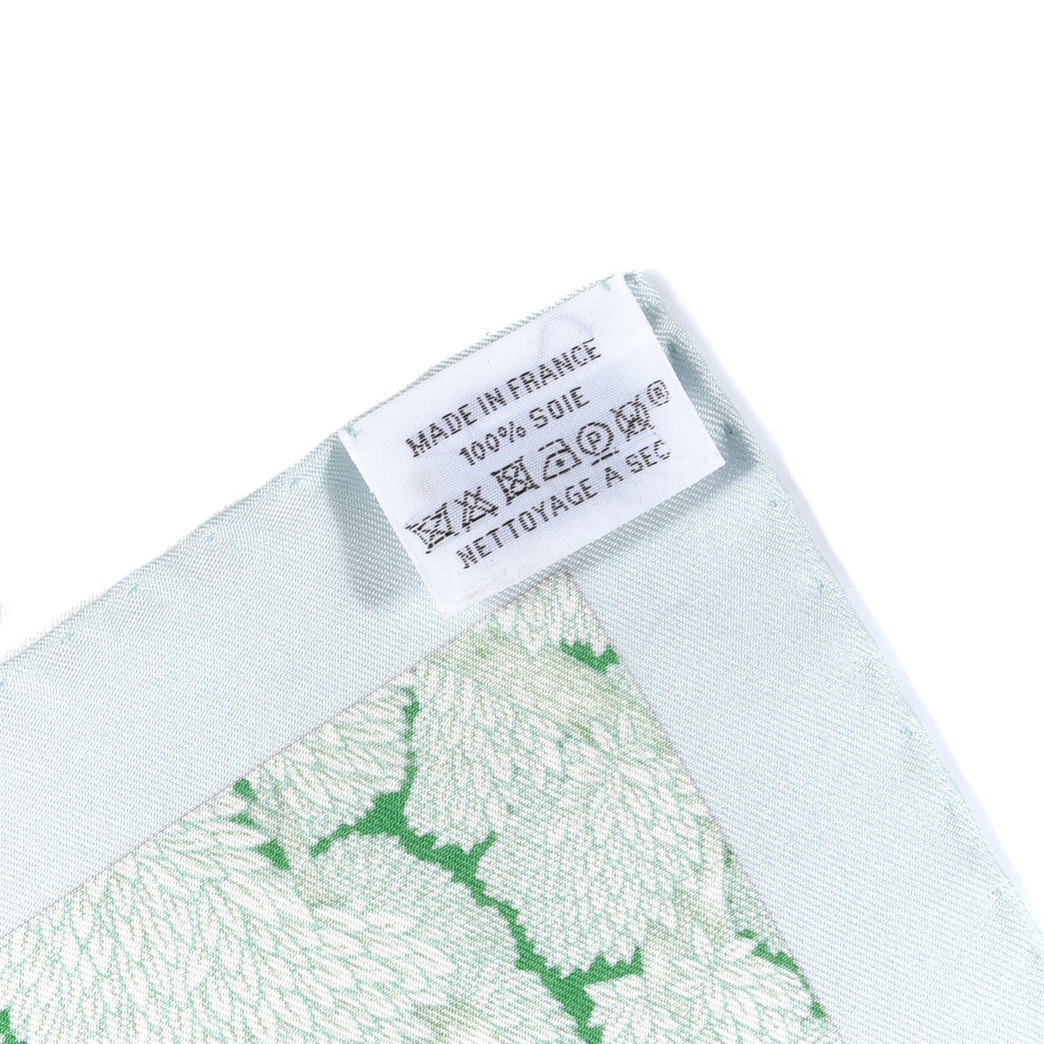 Hermes Silk Twill Faubourg Tropical Scarf 90 Bleu Vert Jaune 3 of 6