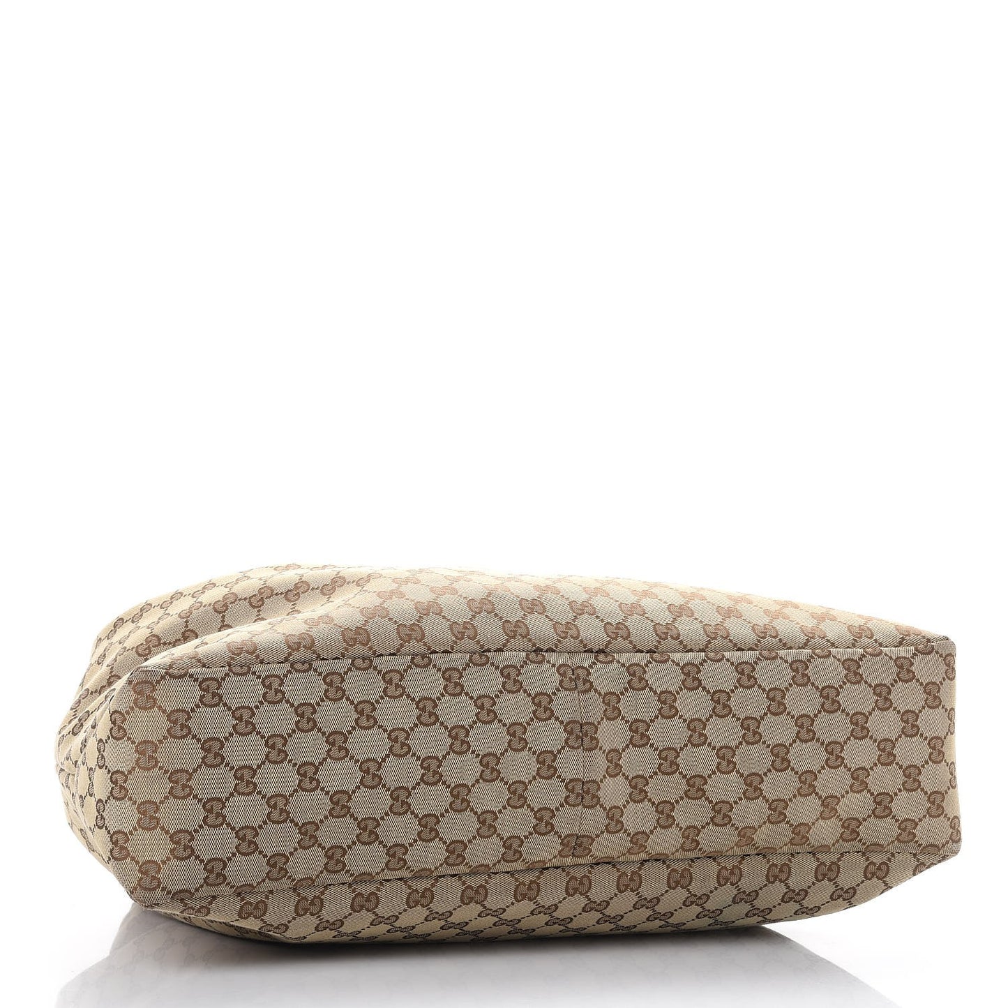 Monogram Large Horsebit Chain Hobo Dark Brown