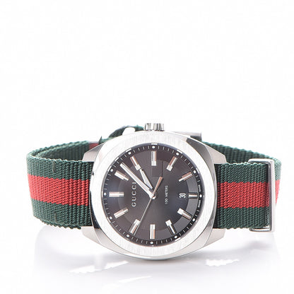 Gucci Stainless Steel Nylon 41mm GG2570 Quartz Watch Black 3 of 7