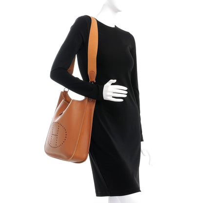 Hermes Epsom Evelyne GM Gold 2 of 16