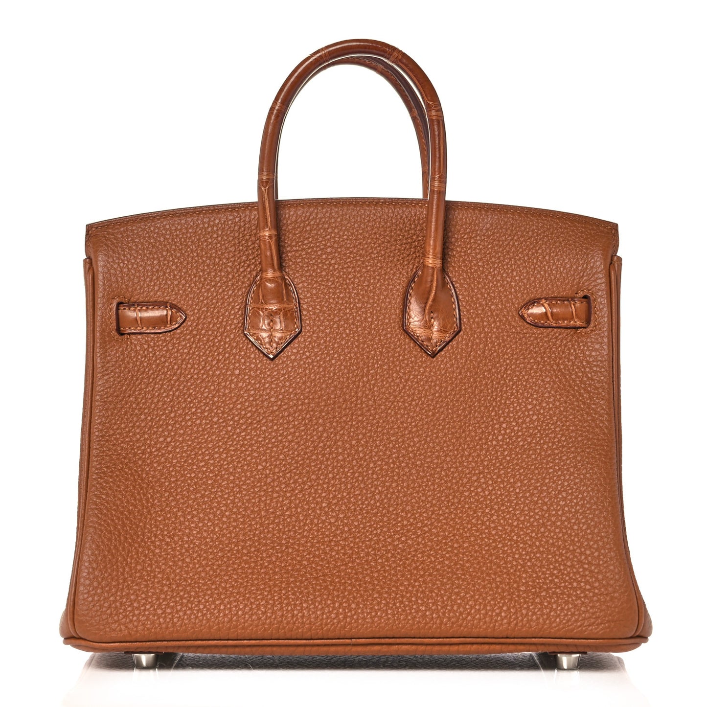 Togo Matte Alligator Birkin Touch 25 Gold
