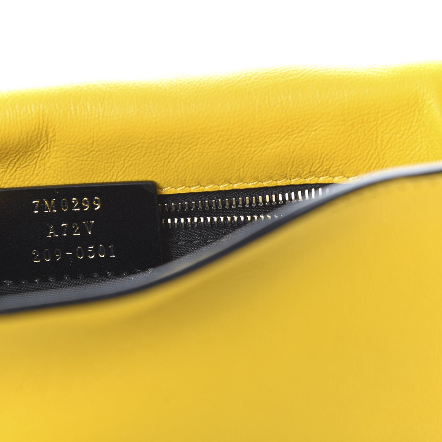 Nappa FF 1974 Embossed Mini Expandable Flap Bag Mimosa
