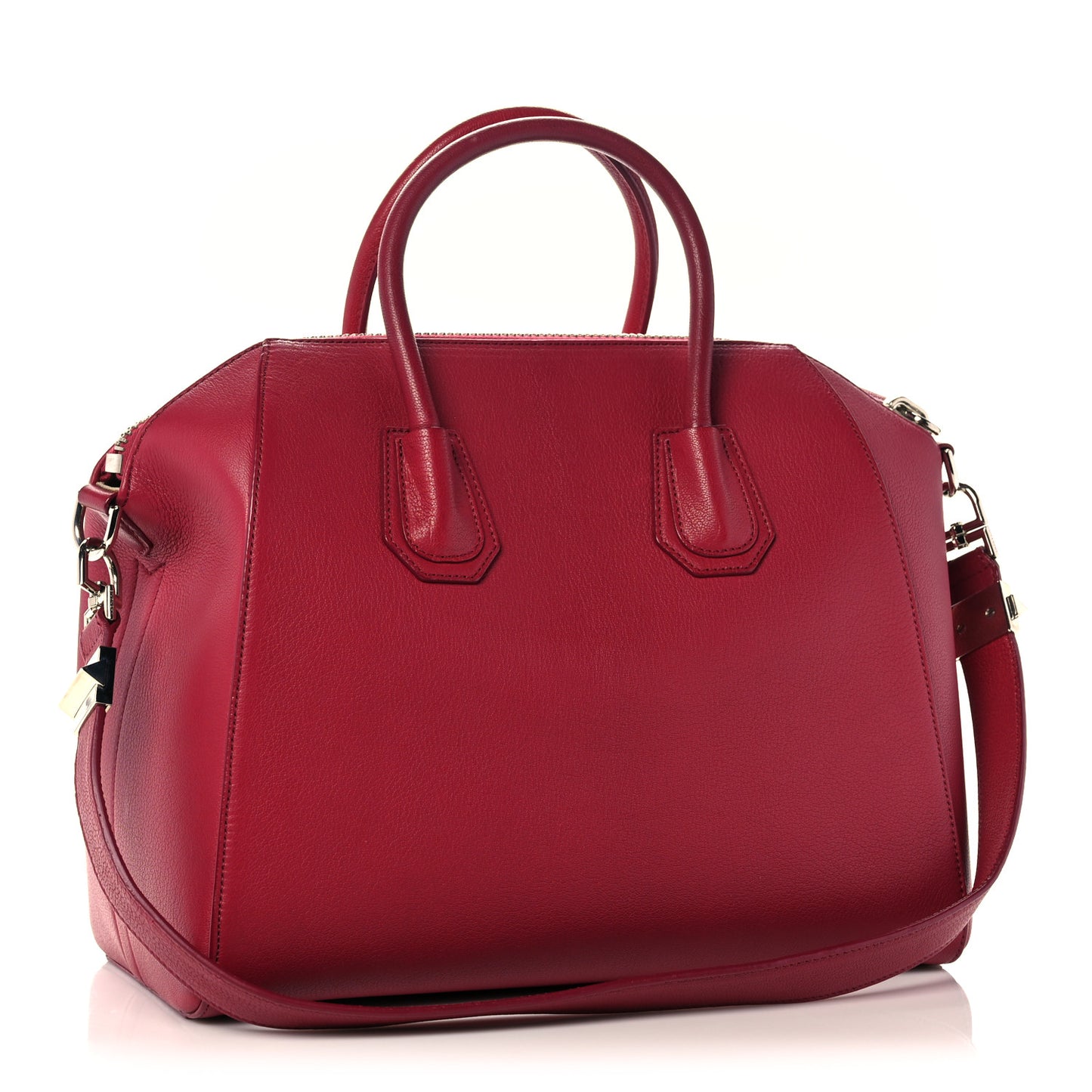 Sugar Goatskin Medium Antigona Red
