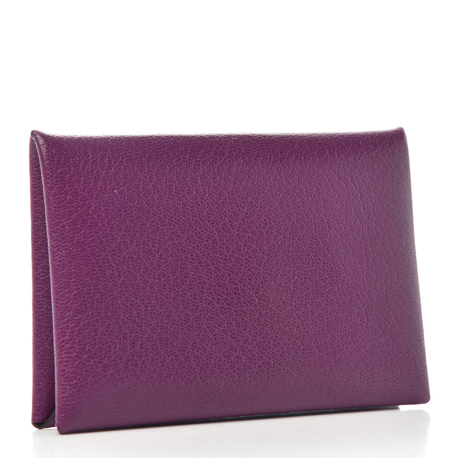 Hermes Chevre Mysore Calvi Card Case Anemone 3 of 6