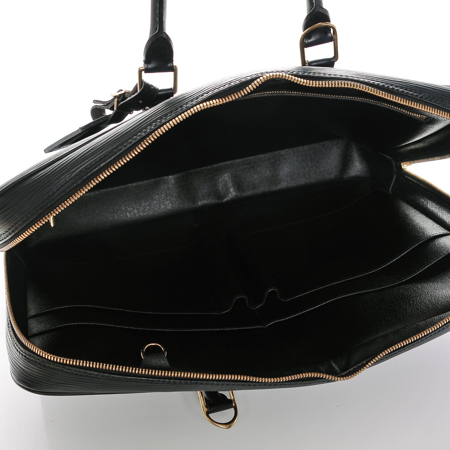 Louis Vuitton Epi Porte-Documents Voyage Briefcase Black 5 of 6