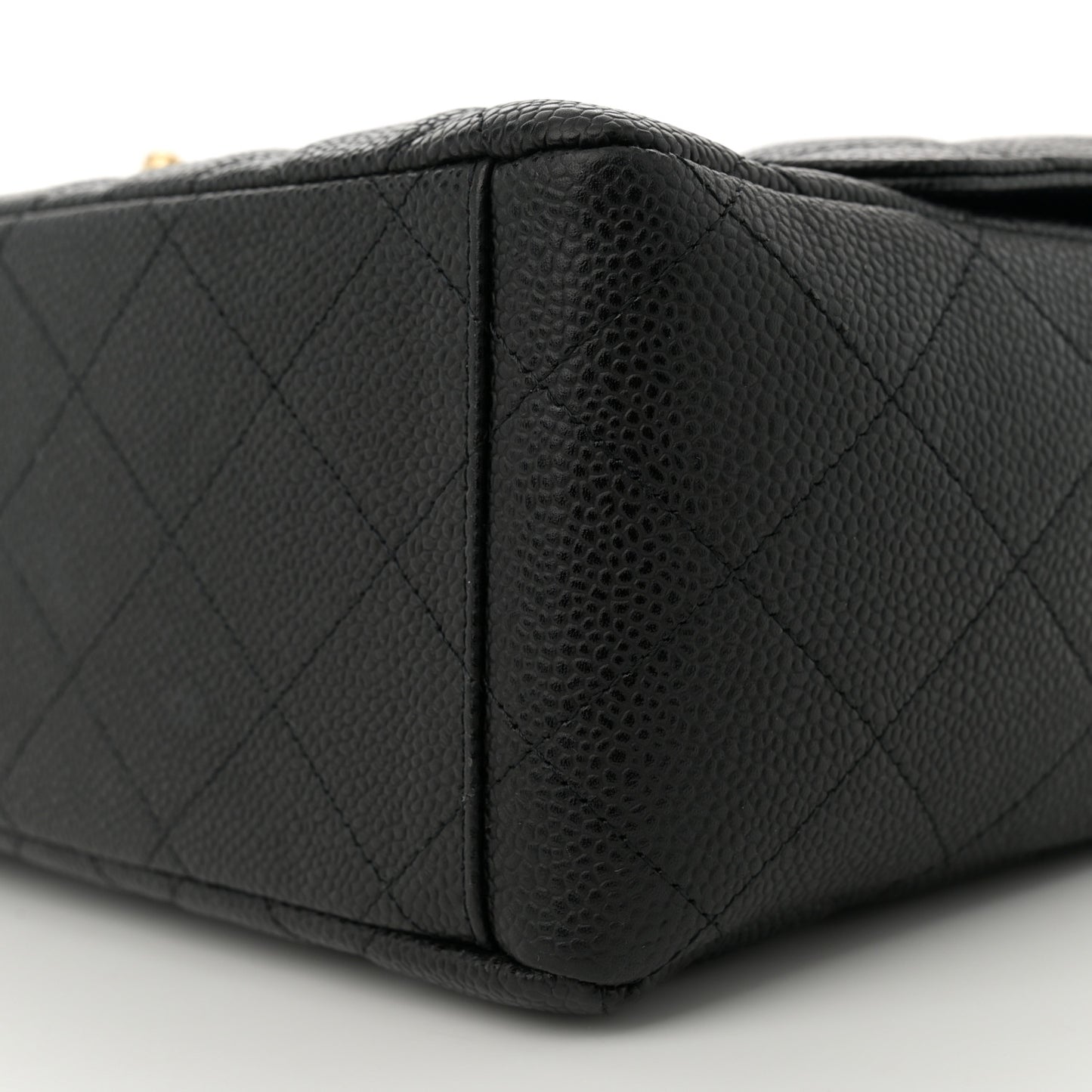 Caviar Quilted Maxi Single Flap Black