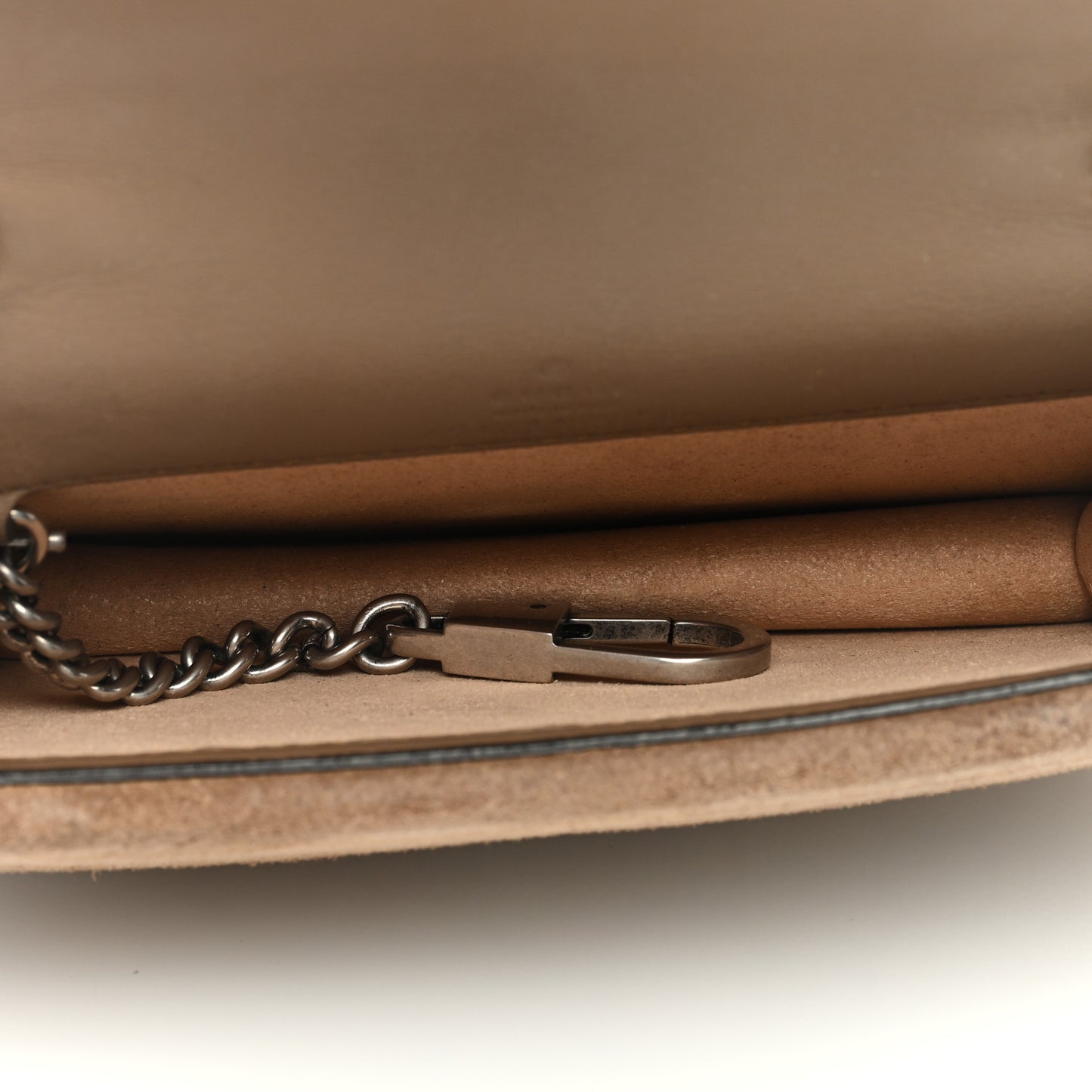 GG Supreme Monogram Super Mini Dionysus Shoulder Bag Taupe