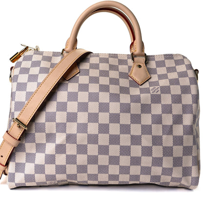 Louis Vuitton Damier Azur Speedy Bandouliere 30 7 of 10