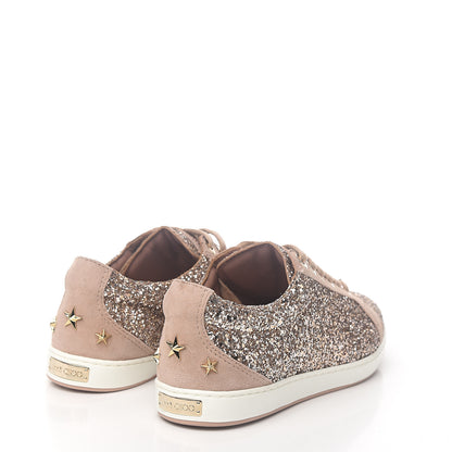 Jimmy Choo Glitter Cash Sneakers 36.5 Ballet Pink 4 of 8