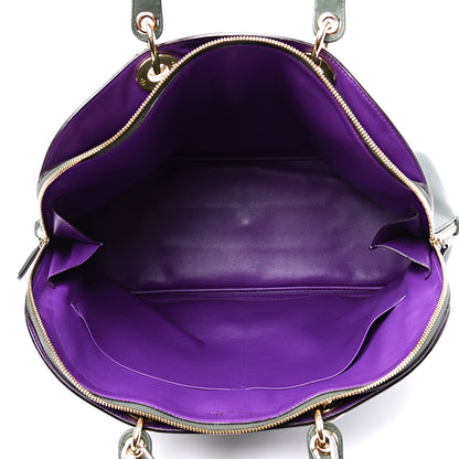 Christian Dior Calfskin Diorissimo Dome Dark Green 4 of 11
