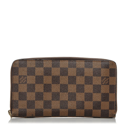 Louis Vuitton Damier Ebene Zippy Organizer Wallet 1 of 9