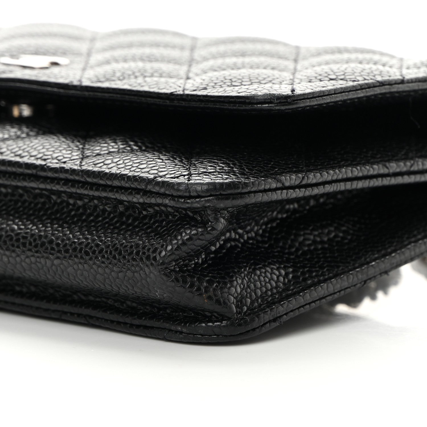 Chanel Caviar Quilted Wallet On Chain WOC Black 11 of 15
