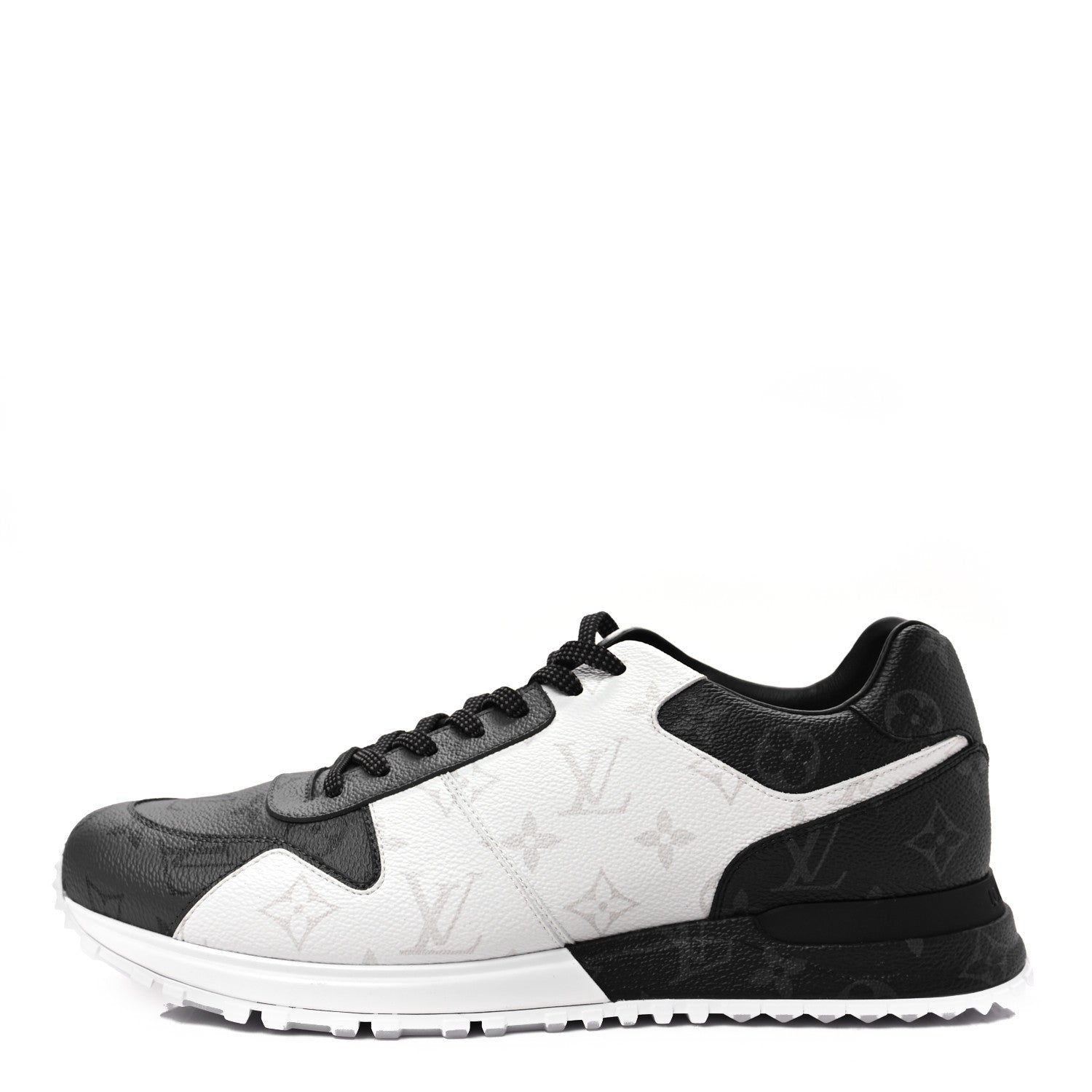 Louis Vuitton Monogram Eclipse Ice Reverse Mens Run Away Sneakers 9 1 of 10