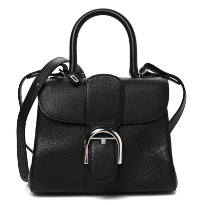 Delvaux Grained Calfskin Mini Brillant Satchel Black 1 of 12