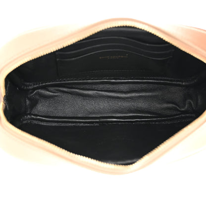 Saint Laurent Grain De Poudre Matelasse Monogram Mini Lou Camera Bag Dark Beige 5 of 11