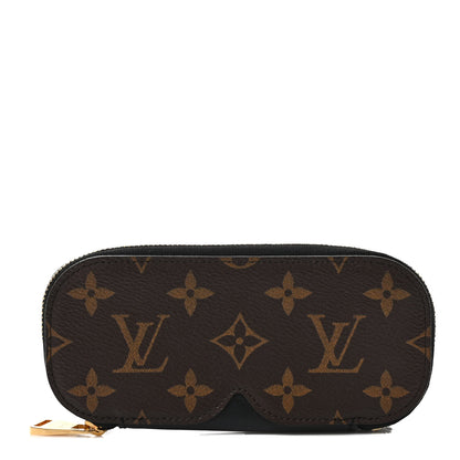 Louis Vuitton Monogram Emilie Zippered Sunglasses Case Black 1 of 6