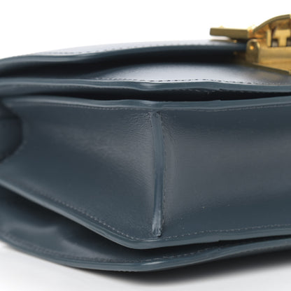 Celine Box Calfskin Small Classic Box Flap Bag Petrol 9 of 12