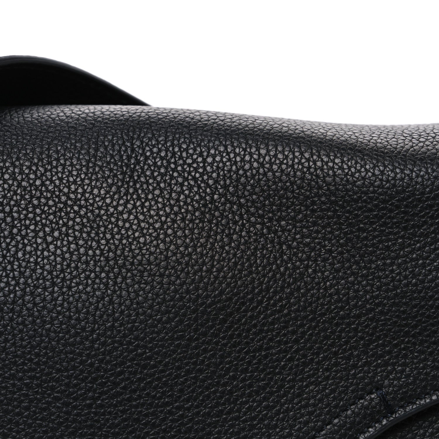 Christian Dior Grained Calfskin Saddle Messenger Bag Black 8 of 10