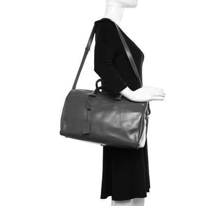 Saint Laurent Calfskin Classic Duffle 12 Earth 2 of 15