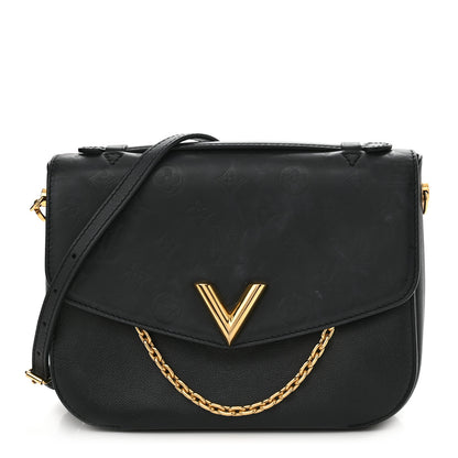 Louis Vuitton Calfskin Monogram Very Messenger Black 1 of 12