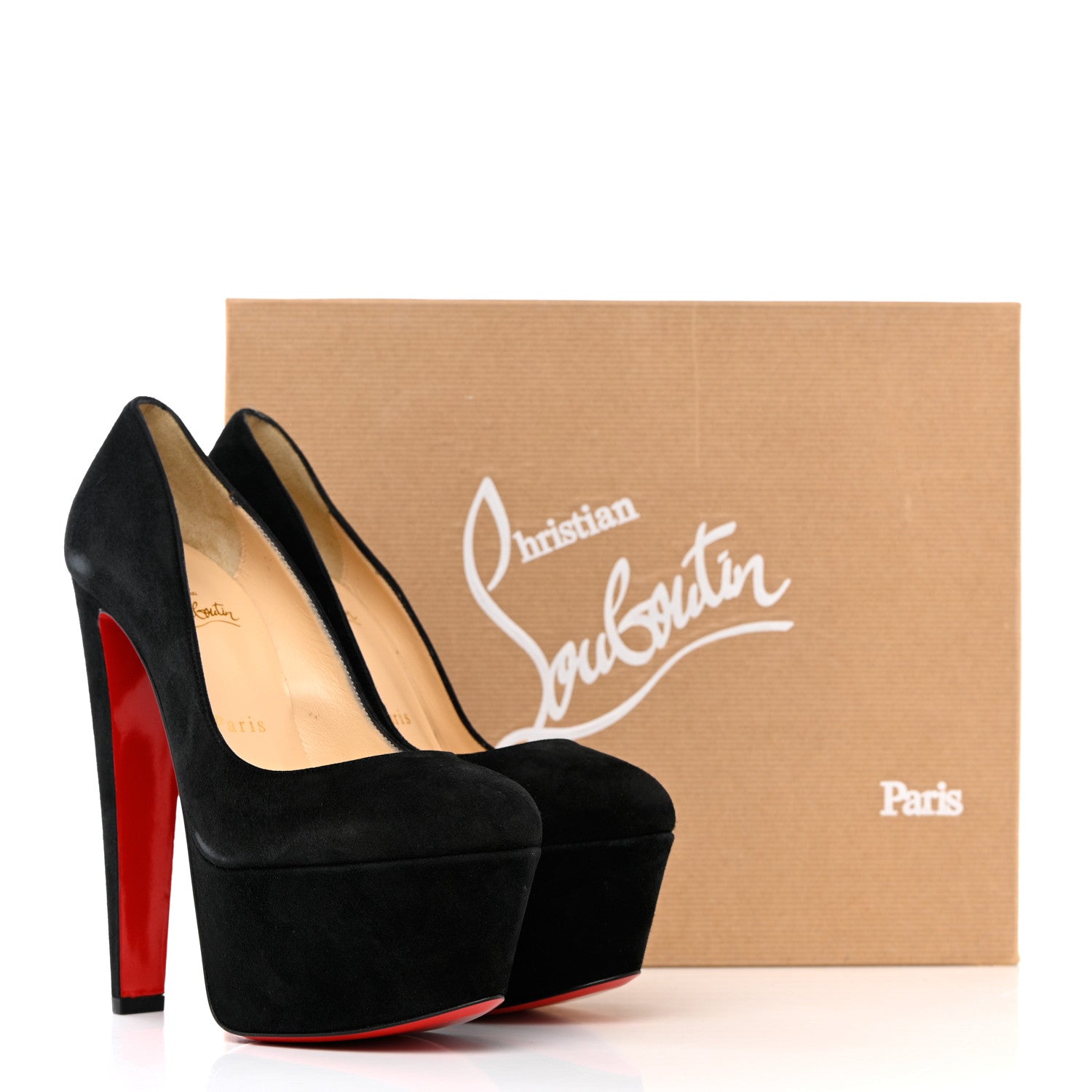 Christian Louboutin Suede Alta Vicky 160 Pumps 37 Black 15 of 15